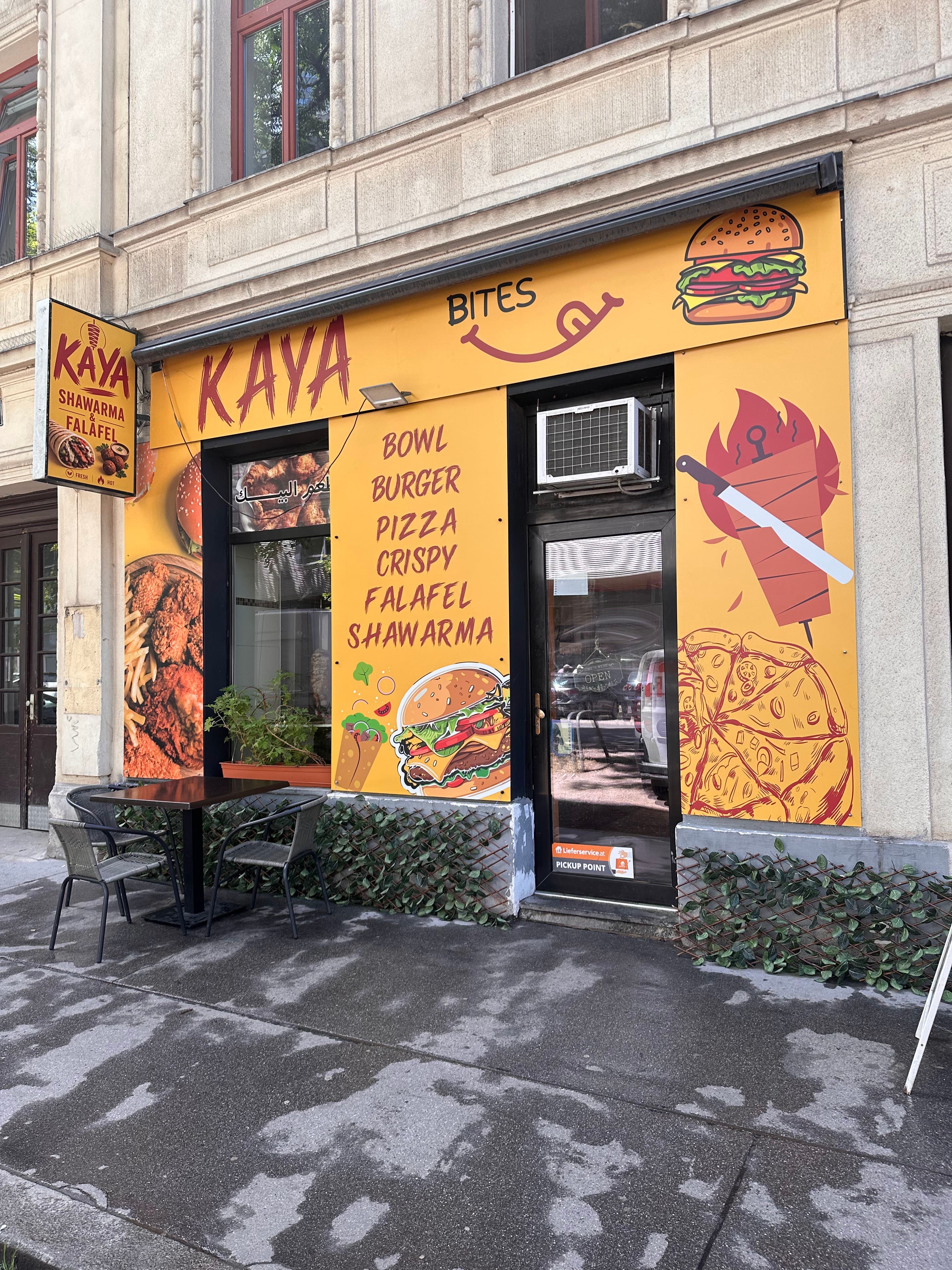 Außenansicht von Kaya Shawarma & Falafel